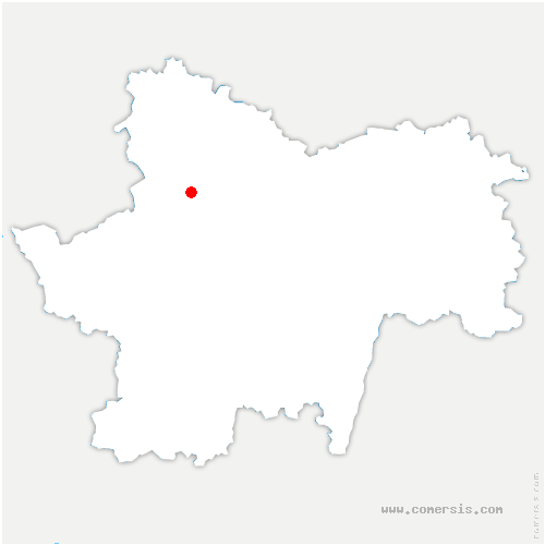 carte de localisation de Chapelle-sous-Uchon
