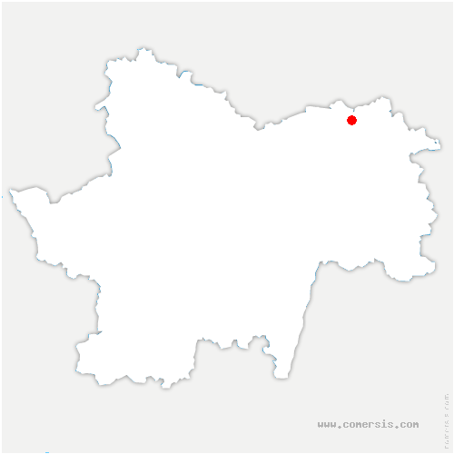 carte de localisation de Charnay-lès-Chalon