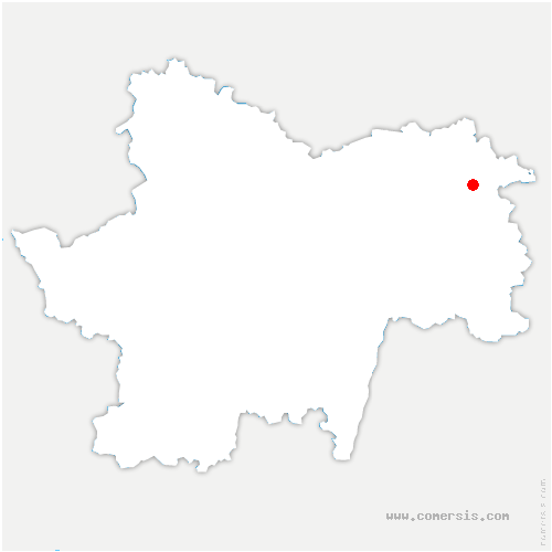 carte de localisation de Chaux