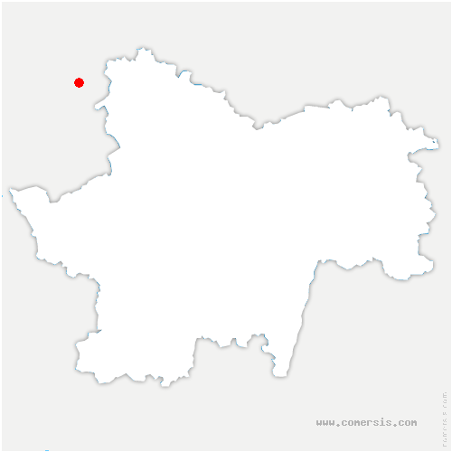 carte de localisation de Chevroux
