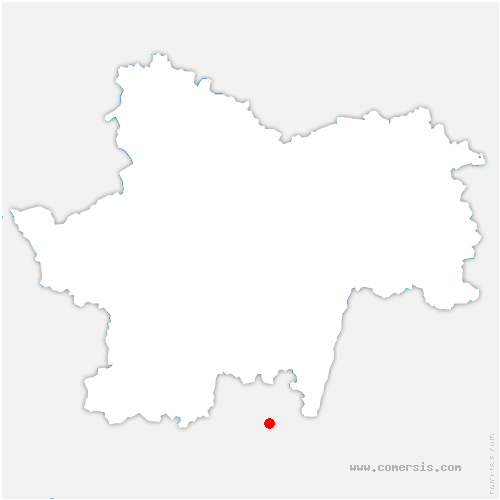 carte de localisation de Chorey-les-Beaune