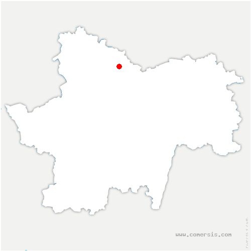 carte de localisation de Collonge-la-Madeleine
