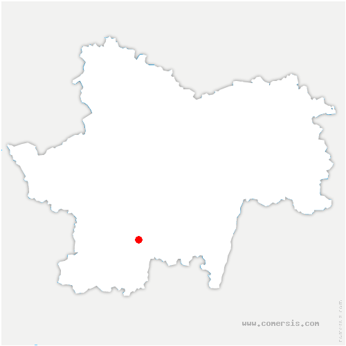 carte de localisation de Colombier-en-Brionnais