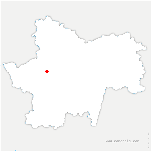 carte de localisation de Commenailles