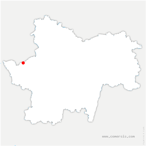 carte de localisation de Cressy-sur-Somme