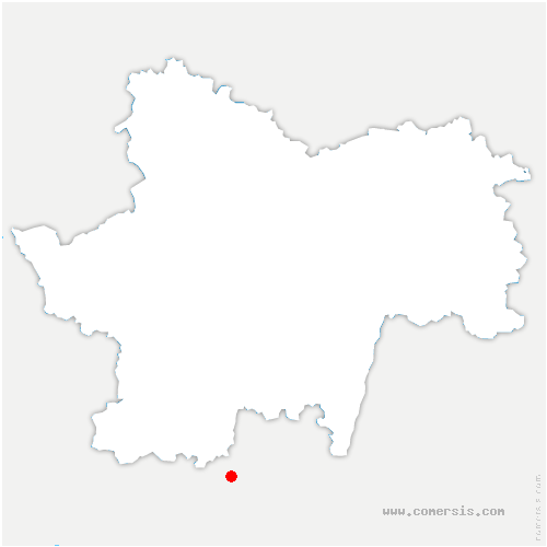 carte de localisation de Cussy-la-Colonne
