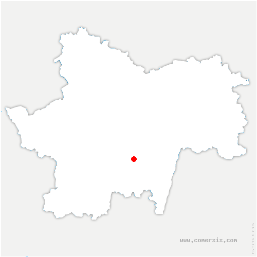 carte de localisation de Donzy-le-National