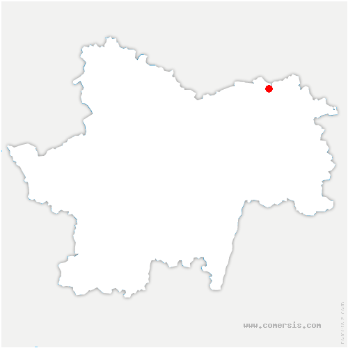 carte de localisation d'Écuelles
