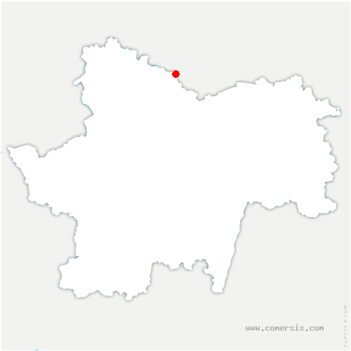 carte de localisation de Épinac