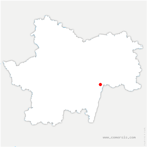 carte de localisation de Farges-lès-Mâcon