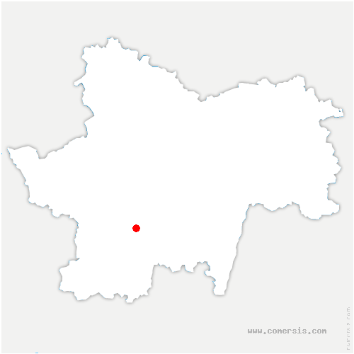 carte de localisation de Gevingey