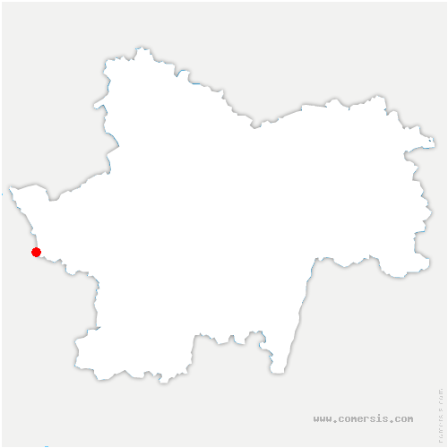 carte de localisation de Gilly-sur-Loire