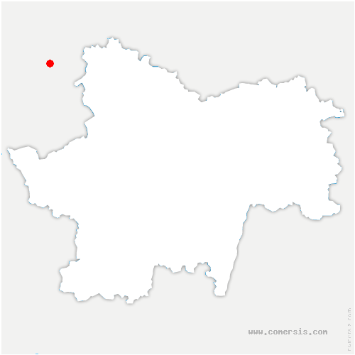 carte de localisation de Gorrevod