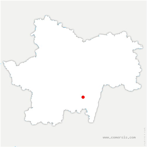 carte de localisation de Jalogny