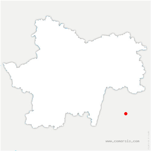 carte de localisation de Larochemillay