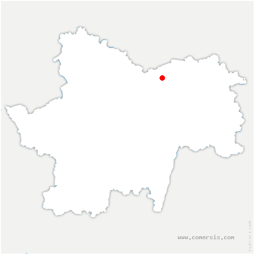 carte de localisation de Lessard-le-National