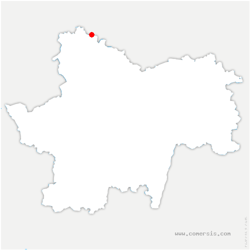 carte de localisation de Lucenay-l'Évêque