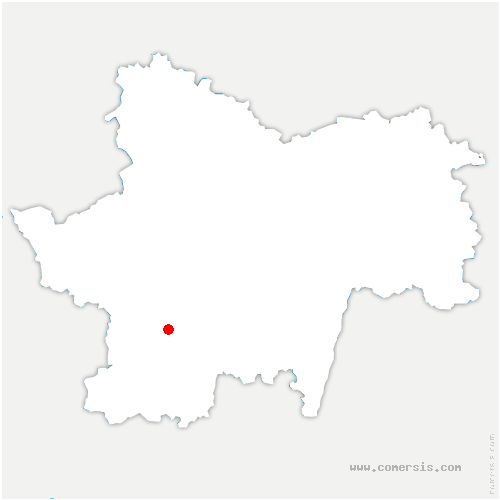 carte de localisation de Lugny-lès-Charolles