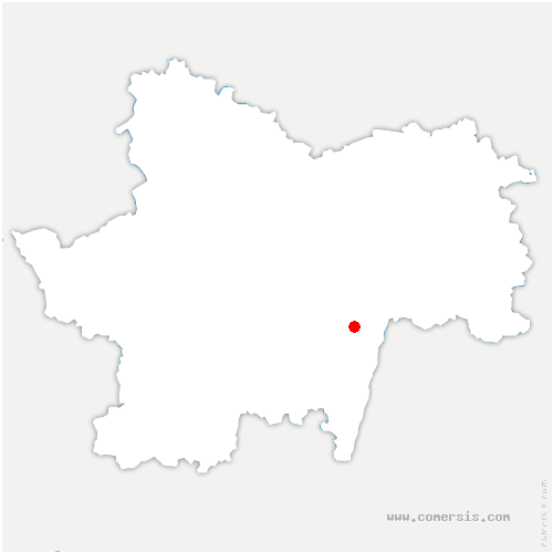 carte de localisation de Lugny