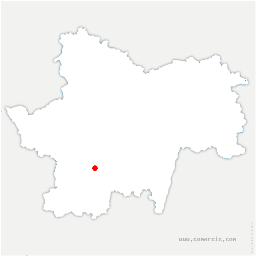 carte de localisation de Marcilly-la-Gueurce