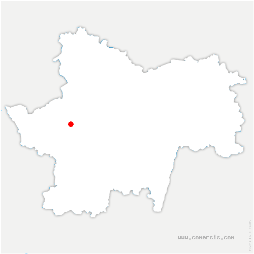 carte de localisation de Marly-sur-Arroux