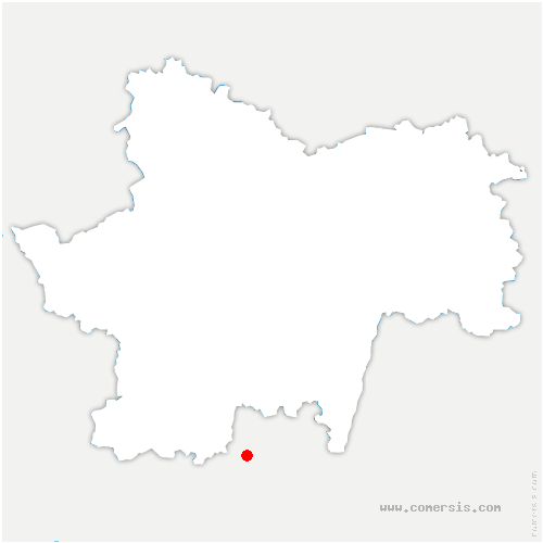 carte de localisation de Mavilly-Mandelot