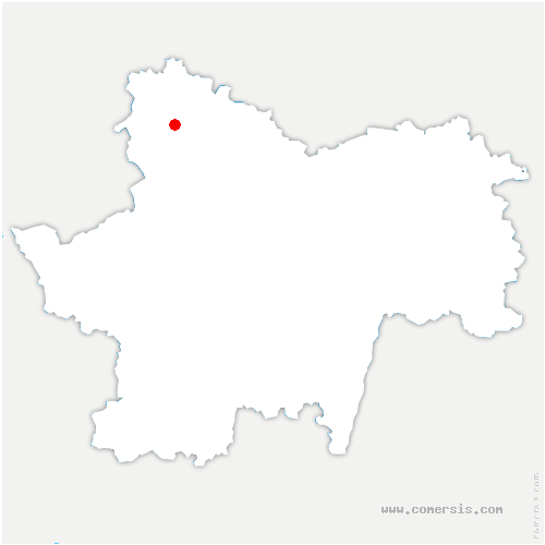 carte de localisation de Monthelon