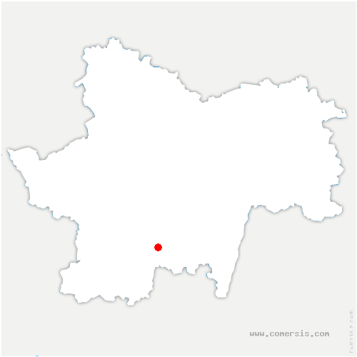 carte de localisation de Montmelard