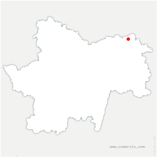 carte de localisation de Navilly