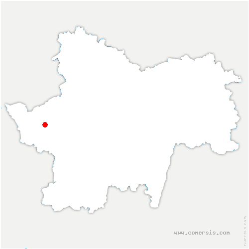 carte de localisation de Neuvy-Grandchamp