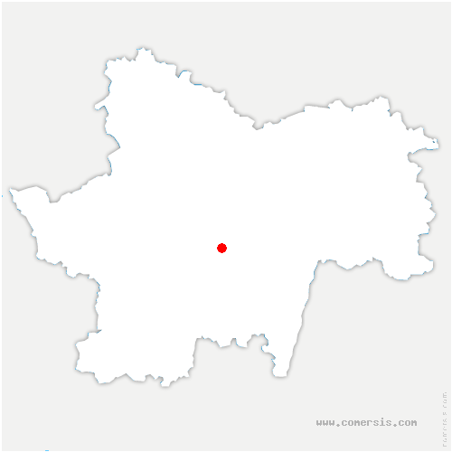 carte de localisation de Nevy-sur-Seille