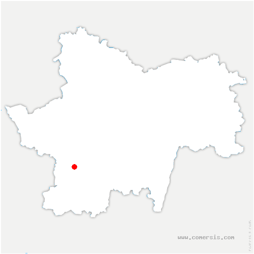 carte de localisation de Nochize