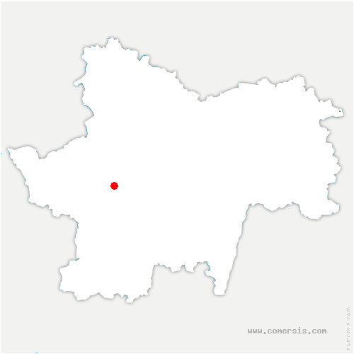 carte de localisation d'Oudry