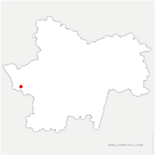 carte de localisation de Perrigny-sur-Loire
