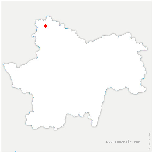 carte de localisation de Petite-Verrière