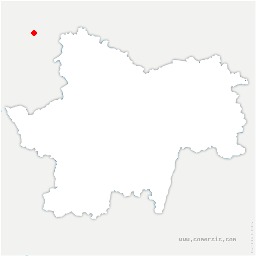 carte de localisation de Pont-de-Vaux