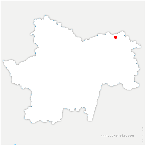carte de localisation de Pontoux