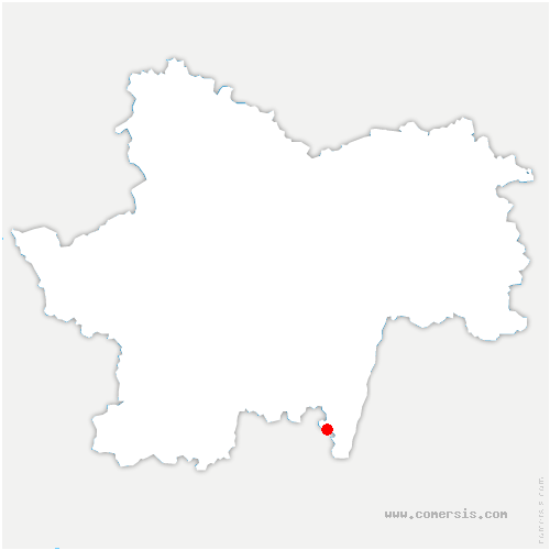 carte de localisation de Pruzilly