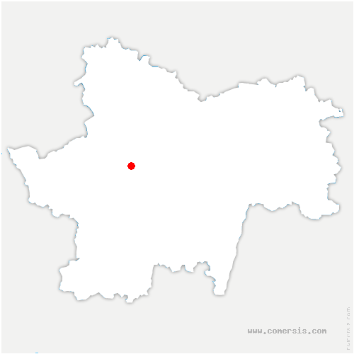 carte de localisation de Recanoz