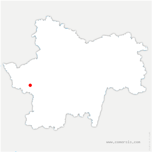 carte de localisation de Rigny-sur-Arroux
