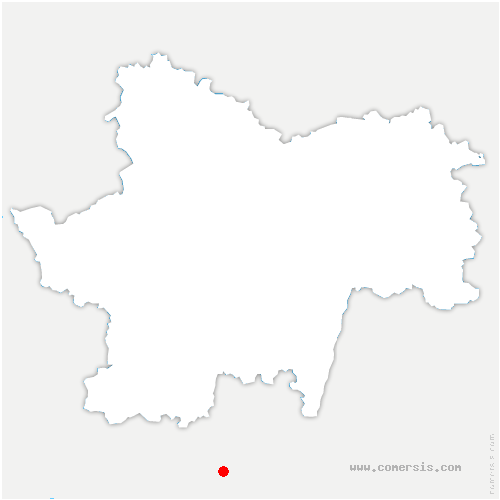 carte de localisation de la Rochepot