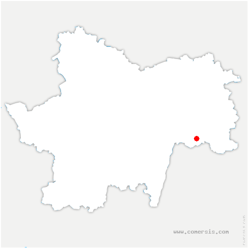 carte de localisation de Romenay