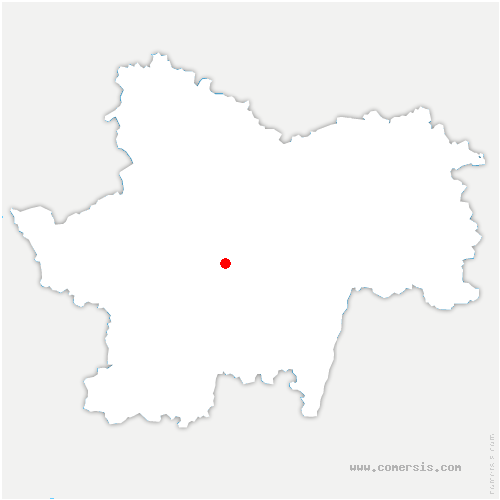carte de localisation du Rousset