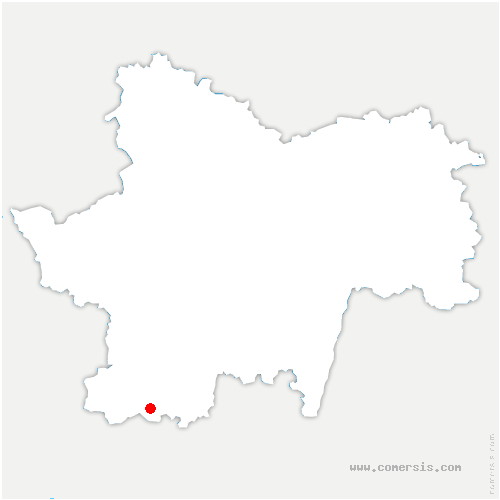 carte de localisation de Saint-Amour