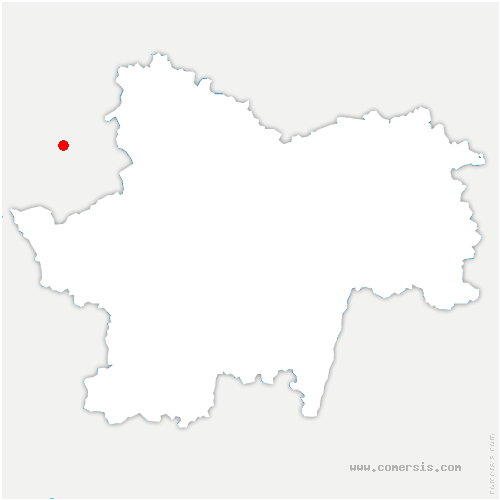 carte de localisation de Saint-André-de-Bâgé