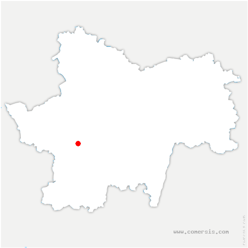carte de localisation de Saint-Aubin-en-Charollais