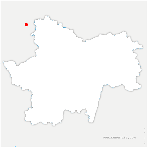 carte de localisation de Saint-Bénigne
