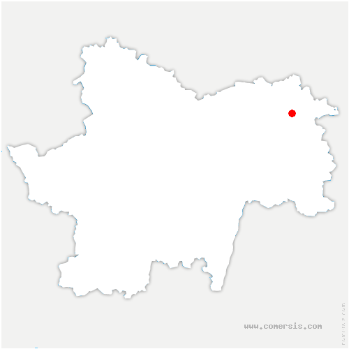 carte de localisation de Saint-Bonnet-en-Bresse