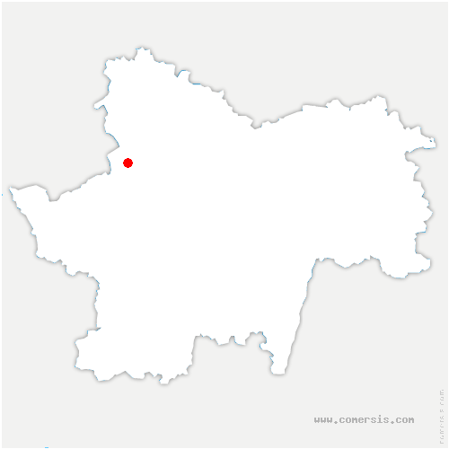 carte de localisation de Saint-Didier-sur-Arroux