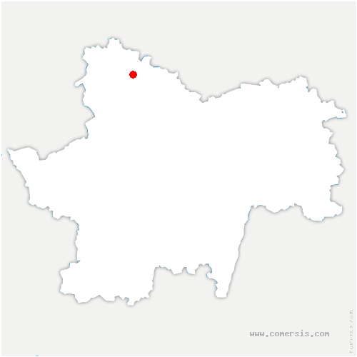 carte de localisation de Saint-Forgeot